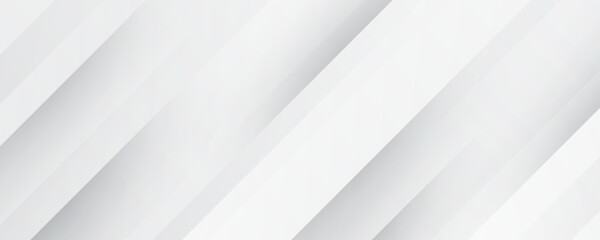 3D white abstract background overlap layer on bright space with diagonal lines effect decoration. Modern graphic design element cutout style concept for web banner, art, flyer, card, or brochure cover © Arroyan Art