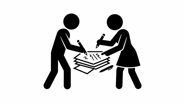 People Signing Documents Business Agreement Concept