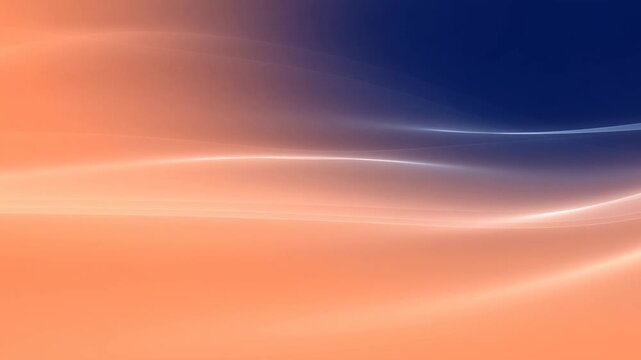 Creative Abstract Background with Warm Gradient Light Waves