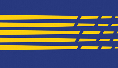 Obraz premium Abstract Blue and Yellow Stripes Background