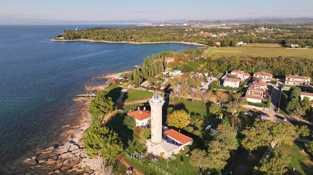 Savudrija Coastal Village Panorama Istria Croatia