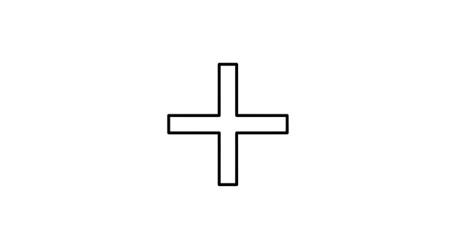 Plus Icon Minimalist