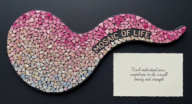 Abstract Mosaic Art Flat Lay Gigapixel Composition 818