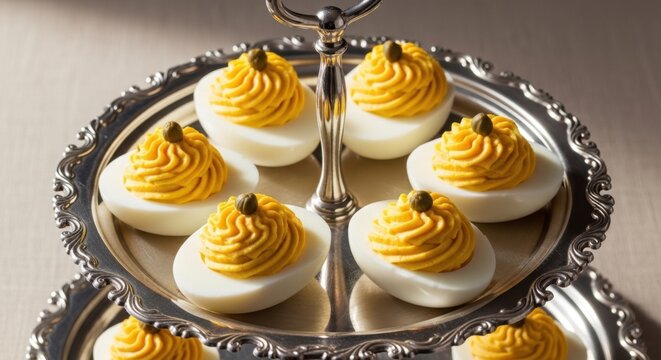 Six Classic Deviled Eggs Presentation 253 Metic 1