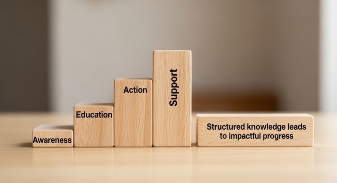 Wooden Blocks Series: Career Education, Action, and Support