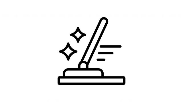 floor mop animation icon