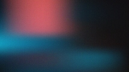 Obraz premium Abstract background with distinct red and teal light streaks against a dark canvas, suggesting energy and motion.
