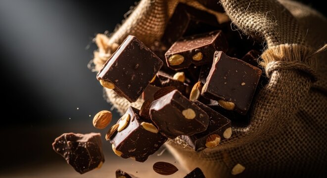 Rich Bittersweet Chocolate Handful with Almonds 1 20260309