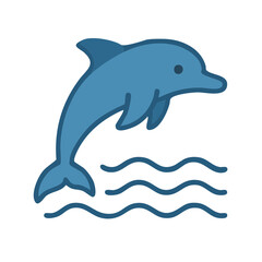 Obraz premium dolphin in the water