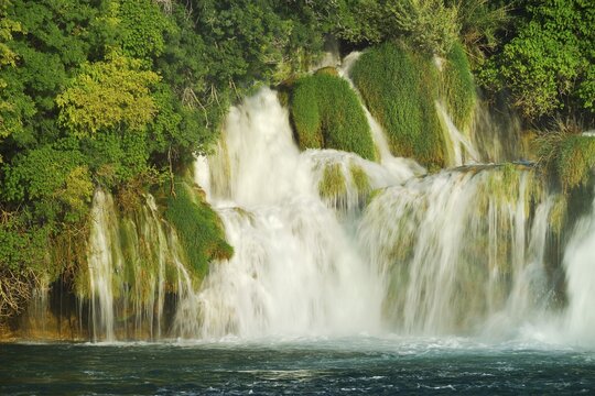 Skradinski buk waterfall, Krka National Park, Dalmatia, Croatia
