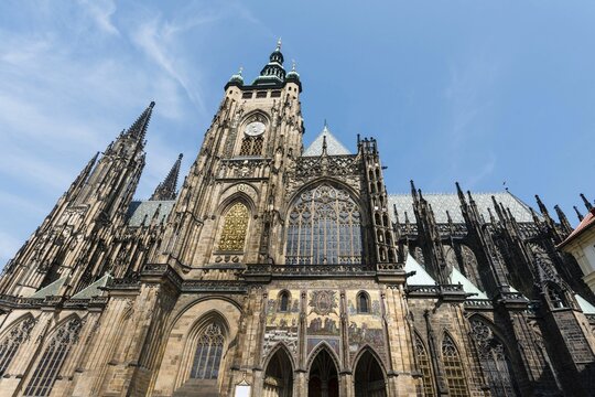 St. Vitus Cathedral, Hradcany in the castle of Prague, Czech Republic