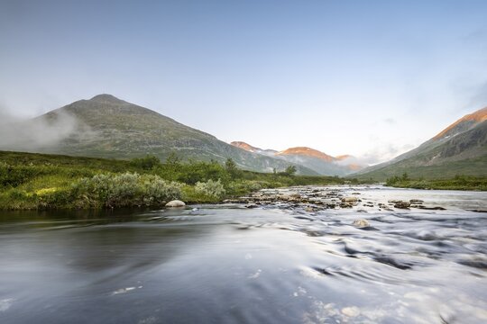 Longfjellelva River, Valldalen, Reinheimen National Park, M&oslash;re og Romsdal, Norway