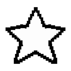 Obraz premium Vector graphic of a black star shape