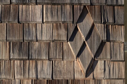 Wood shingles, Tyrol, Austria