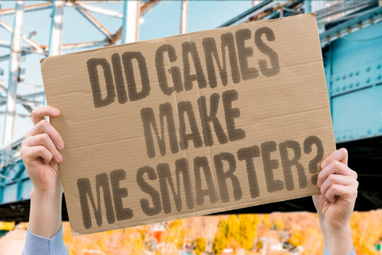 "Did Games Make Me Smarter?" Regular gaming has measurable positive effects on problem-solving and attention span in research trials. GAMING. BRAIN. LEARN. SKILL. COGNITION.