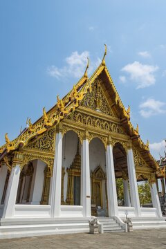 Wat Phra Kaew, Temple of the Emerald Buddha, Royal Palace, Bangkok, Central Thailand, Thailand