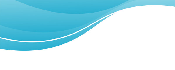 Obraz premium Minimalist blue wave pattern with smooth transitions and a fresh, professional look.