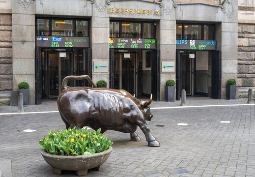 Amsterdam, The Netherlands, 31.03.2026, Euronext Amsterdam Stock Exchange Building Exterior