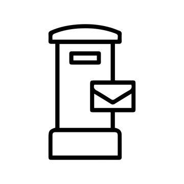 Mailbox with Envelope Icon