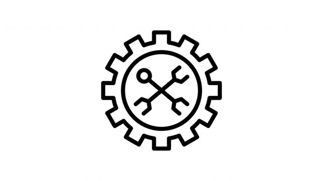 gear animation icon