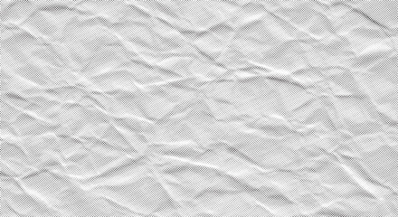 Halftone crumpled paper texture. Gritty page. Bitmap rough creased film. Dotted rough wrinkled background. Vector © Design Shop