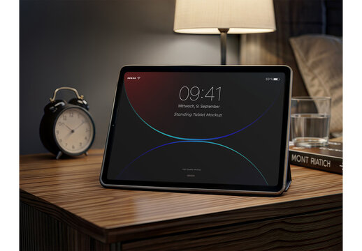 Standing Tablet Mockup 13