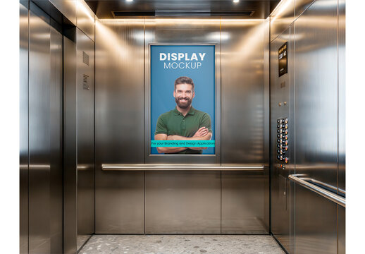 Elevator Display Mockup