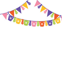 Obraz premium Cinco De Mayo Bunting Decoration 