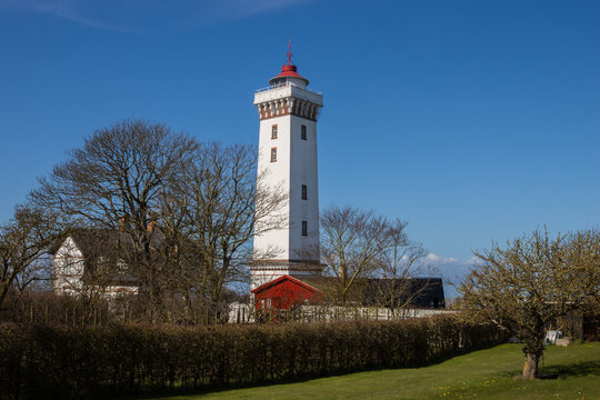 Heln&aelig;s Fyr, Lindehoved, Ebberup, F&uuml;nen, D&auml;nemark