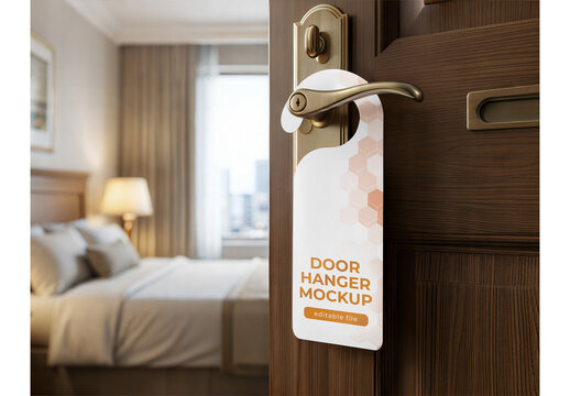 Door Hanger Mockup