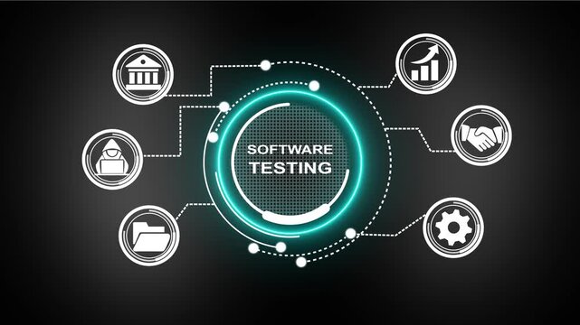 Software Testing, Six sigma, quality control and manufacturing process management concept. workflow by eliminating non-value-added activities and continuously improving processes.