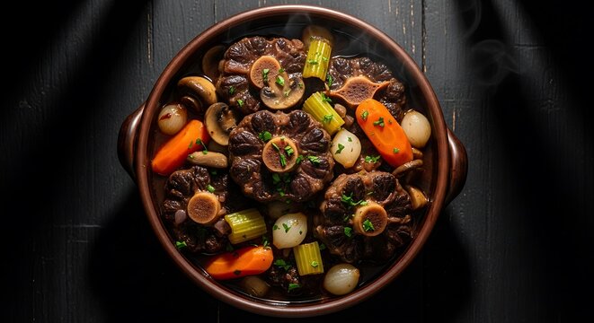 Delicious Oxtail Stew - A Hearty and Flavorful Culinary Delight.