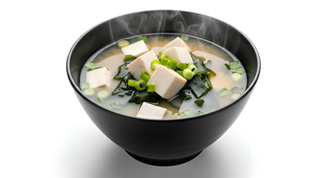 Delicious bowl of miso soup.