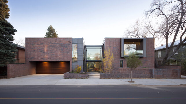 Modern Residential Buildings: Clean Lines and Natural Ambient Light in Professional Architectural Exterior Photography