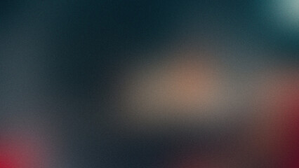 Obraz premium Abstract blurred background with light pink spot on blue and red spots web banner.