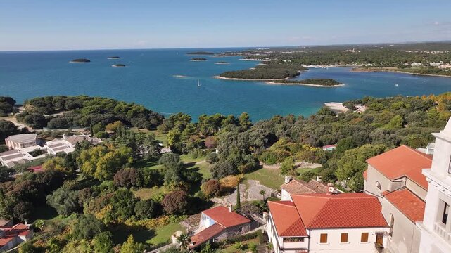 Vrsar Islands Adriatic Archipelago Aerial View