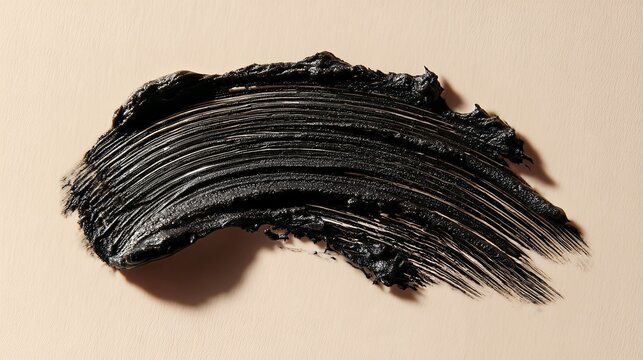 Cosmetic Stroke: A close-up view of a cosmetic stroke showcasing its texture and hue.