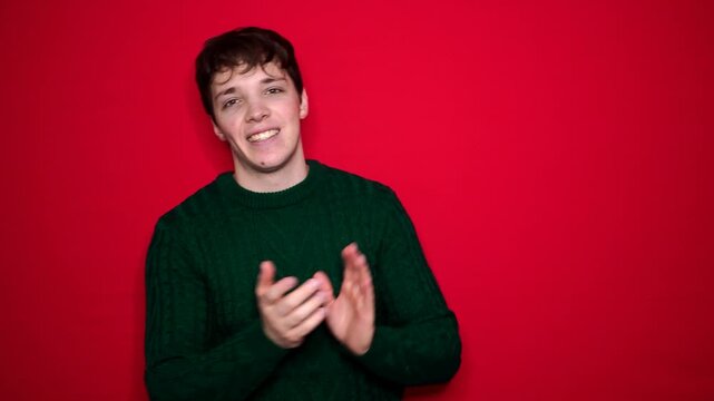 Winning success man happy ecstatic celebrating being a winner. 