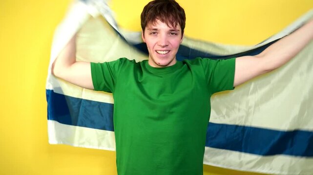 Winning success man happy ecstatic celebrating being a winner. 