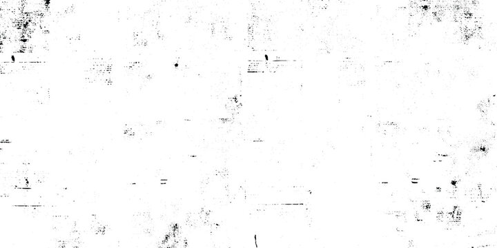 Minimalist grunge background with black ink splatters, scattered specks, dots, grain and subtle scratch marks on a clean white surface, abstract edgy style.