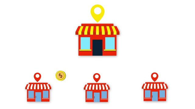 franchise business revenue flow store retail chain earnings growth animation