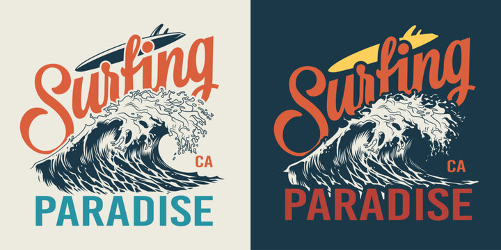 Surfing Cal waves