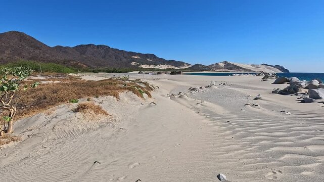 Dunes at Playa Escondida, Oaxaca, Mexico