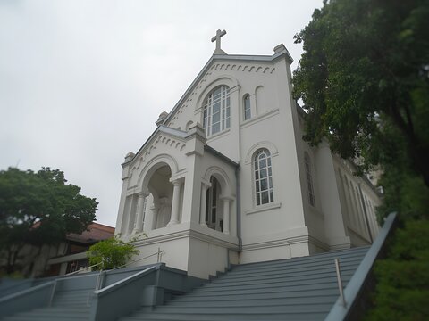 Miyazu Catholic Church Saint John Church Kyoto Japan Historic 1896 French Built Christian Church