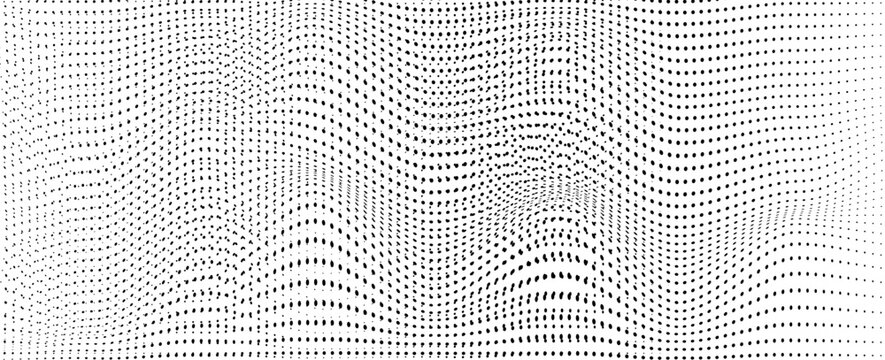 Dot pattern seamless background. Polka dot pattern template Monochrome dotted texture