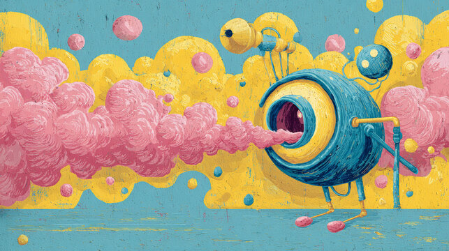 Surreal silliness is playful, absurd humor that uses dream-like logic to create strange and funny ideas. 