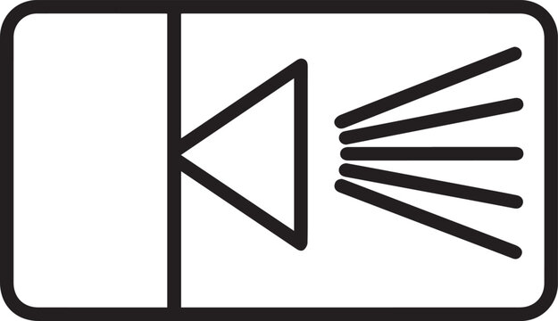 Premium Spectroscope Vector Icon with Prism: Essential Scientific Instrument for Light Analysis, Spectral Decomposition, Chemistry, Physics, Education, Data Visualization, Research, Optics