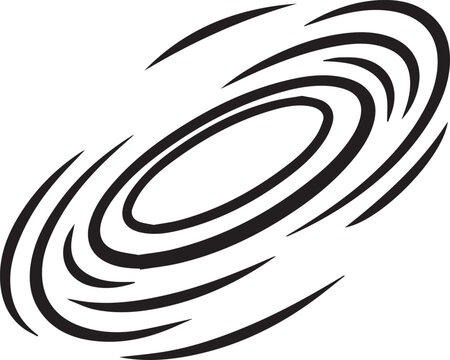 Premium Ultimate Frisbee Disc Vector Icon with Dynamic Wind Effect for Sports Branding, Outdoor Activity Logos, Fitness Marketing, Digital Media, App Icons, Presentation Slides, Social