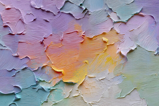 Abstract oil painting textured surface