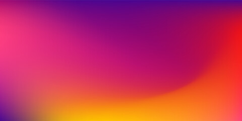 Abstract gradient red orange and pink soft colorful background. Modern horizontal design for mobile app. © Zafran